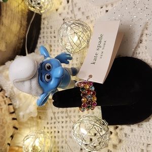Kate Spade Multi Color Gemstones Stackable Rings 💍